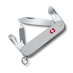 Нож перочинный VICTORINOX Cadet Alox, 84 мм, 9 функций, алюминиевая рукоять, серебристый