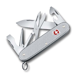 Нож перочинный VICTORINOX Pioneer X, 93 мм, 9 функций, алюминиевая рукоять, серебристый