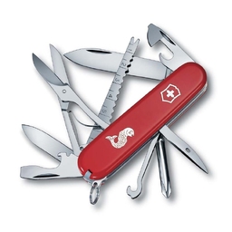 Нож перочинный VICTORINOX Fisherman, 91 мм, 18 функций, красный