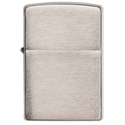 Зажигалка ZIPPO Armor™ c покрытием матовый хром | Brushed Chrome, латунь/сталь, серебристая, матовая, 38x13x57 мм