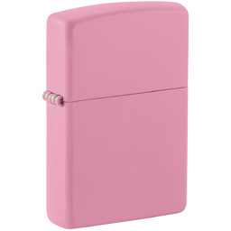 Зажигалка ZIPPO классическая с розовым матовым покрытием | Classic Pink Matte, латунь/сталь, розовая, матовая, 38x13x57 мм