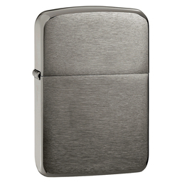 Зажигалка ZIPPO Реплика 1941 года с покрытием черный лед | 1941 Replica™ Black Ice ®, латунь/сталь, чёрная, глянцевая, 38x13x57 мм