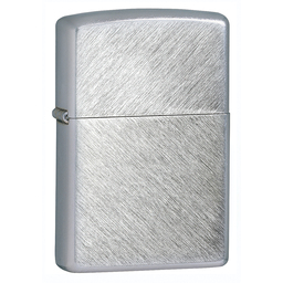 Зажигалка ZIPPO классическая с узором Елочка | Herringbone Sweep, латунь/сталь, серебристая, матовая, 38x13x57 мм