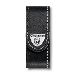 Чехол на ремень VICTORINOX для ножей NailClip 65 мм, на липучке, кожаный, чёрный