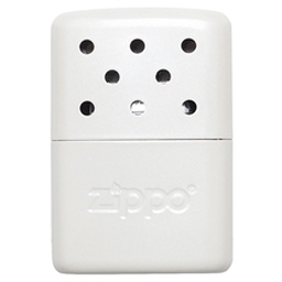 Каталитическая грелка ZIPPO, алюминий с жемчужным покрытием, белая, матовая, на 6 ч, 51x15x74 мм