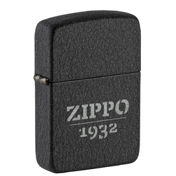 Зажигалка ZIPPO Реплика 1941 года с черным покрытием с кракелюром | 1941 Replica™ Black Crackle, латунь/сталь, черная, матовая, 38x13x57 мм