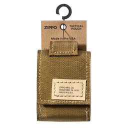 Чехол ZIPPO для широкой зажигалки,нейлон,с нейлоновым фиксатором на ремень, песочный