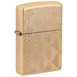 Зажигалка ZIPPO Armor® с покрытием Глянцевая латунь | High Polish Brass, латунь/сталь, золотистая, 38x13x57 мм