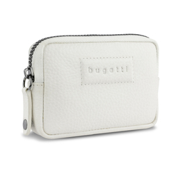 Ключница BUGATTI ЭЛЬЗА | ELSA, с защитой данных RFID, белая, воловья кожа/полиэстер, 11х2х7 см