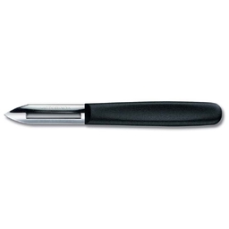 Нож для чистки картофеля VICTORINOX, одностороннее лезвие, чёрный
