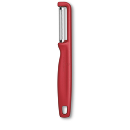 Овощечистка VICTORINOX IOTA, серрейторное лезвие из нержавеющей стали, красная
