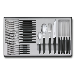 Набор из 24 столовых принадлежностей VICTORINOX Swiss Modern: 6 столовых ножей, 6 вилок,12 ложек