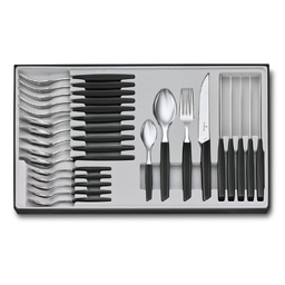 Набор из 24 столовых принадлежностей VICTORINOX Swiss Modern: 6 ножей для стейка, 6 вилок, 12 ложек