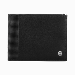 Портмоне VICTORINOX Altius Alox с защитой от сканирования RFID, чёрное, натуральная кожа, 9x1x11 см