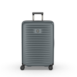 Чемодан VICTORINOX Airox Advanced, серо-синий матовый, 100% поликарбонат Makrolon, 46x29x69 см, 75 л
