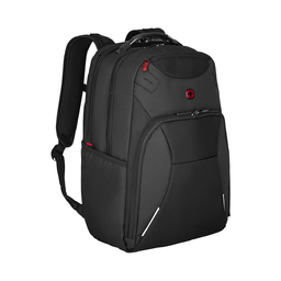 Рюкзак WENGER Cosmic 17", чёрный, переработанный ПЭТ/ПВХ/полиэстер, 34 x 23 x 49 см, 30 л