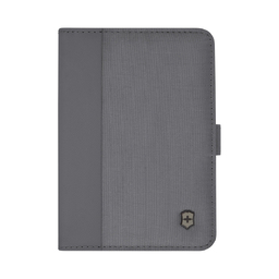 Обложка для паспорта VICTORINOX Travel Essentials, с защитой от сканирования RFID, серая, полиэстер, 11x1x15 см