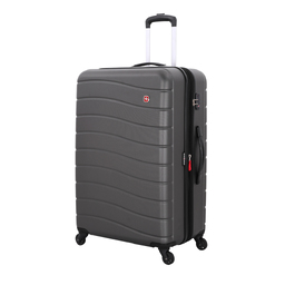 Чемодан SWISSGEAR ALVERSTONE, серый, AБC-пластик, 51,5 x 31 x 77 см, 96 л
