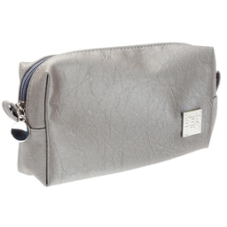 Косметичка Dewal Beauty серия "Прованс", серая, 18.5х5.5х9.5