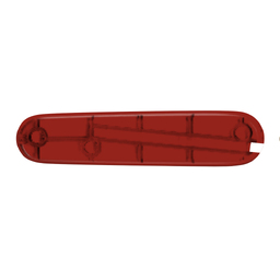 Задняя накладка для ножей VICTORINOX 84 мм, пластиковая, полупрозрачная красная