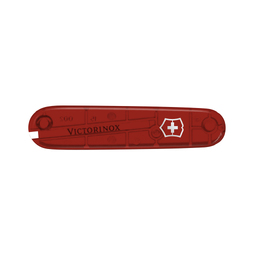 Передняя накладка для ножей VICTORINOX 91 мм, пластиковая, полупрозрачная красная