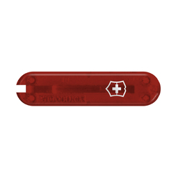 Передняя накладка для ножей VICTORINOX 58 мм, пластиковая, полупрозрачная красная