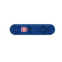 Передняя накладка для ножей VICTORINOX SwissLite 58 мм, пластиковая, полупрозрачная синяя