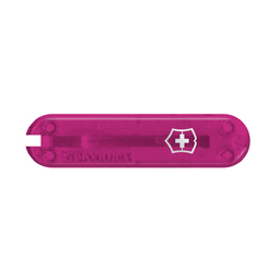 Передняя накладка для ножей VICTORINOX 58 мм, пластиковая, полупрозрачная розовая