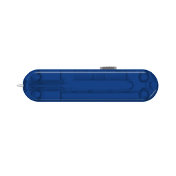 Задняя накладка для ножей VICTORINOX 58 мм, пластиковая, полупрозрачная синяя