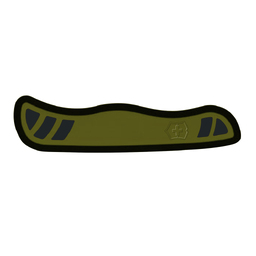 Передняя накладка для ножа VICTORINOX Swiss Soldier's Knife 08 111 мм, нейлоновая, зелёно-чёрная