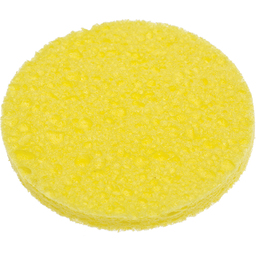 Спонж Dewal Beauty для снятия макияжа, желтый, 85 x 85 x 10 мм, 2 шт