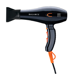 Фен DEWAL BEAUTY Balance Black, чёрный, 2200 Вт, ионизация, 1 насадка