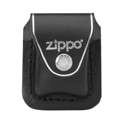 Чехол Zippo для зажигалки из натуральной кожи с клипом, черный, 57х30x75 мм