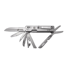 Мультитул Stinger, 92 х 30 мм, 15 функций, сталь, серебристый, в картонной коробке