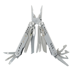 Мультитул Stinger, 110 х 27 мм, 21 функция, сталь, серебристый, в картонной коробке, в комплекте нейлоновый чехол