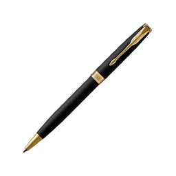 Ручка шариковая «Parker Sonnet Core Matte Black GT», черный/золотистый
