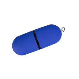 USB-флешка на 128 ГБ 3.0 USB, с покрытием soft-touch, синий