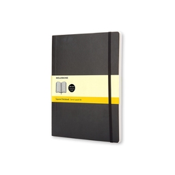 Записная книжка Moleskine Classic Soft (в клетку), ХLarge (19х25 см), черный