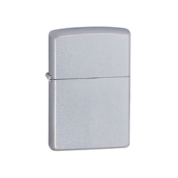 Зажигалка ZIPPO Classic с покрытием Satin Chrome™, латунь/сталь, серебристая, матовая, 38x13x57 мм