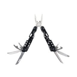 Мультитул Stinger, 105x40 мм, 13 функций, сталь, чёрно-серебристый, в комплекте нейлоновый чехол