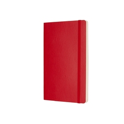 Записная книжка Moleskine Classic Soft (нелинованный), Large (13х21см), красный