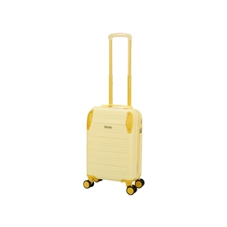 Чемодан TORBER В Отпуск, желтый, ABS-пластик, 36 х 22 х 55 см, 31 л, 2,4 кг
