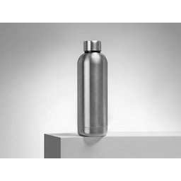 Вакуумная термобутылка "Cask" Waterline, 500 мл, тубус, серебристый глянцевый