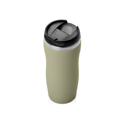 Термокружка "Mony Steel" 350 мл, soft touch, оливковый