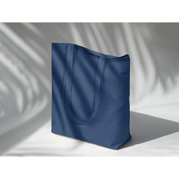 Сумка для шопинга Carryme 140 хлопковая, 140 г/м2, нейви