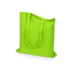 Сумка для шопинга Carryme 120 хлопковая, 120 г/м2, зеленое яблоко