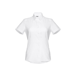 THC LONDON WOMEN WH. Женская рубашка oxford с короткими рукавами. Белый цвет