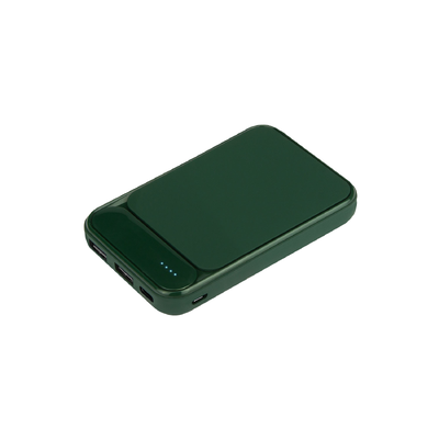 Внешний аккумулятор с подсветкой Старлайт PB (Starlight PB) 5000 mAh, зеленый