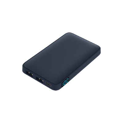 Внешний аккумулятор с подсветкой Анкор (Ancor) 5000 mAh, синий