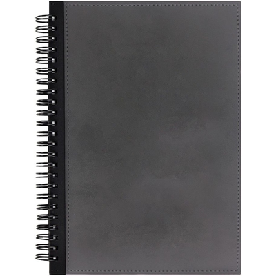 Ежедневник Notera Maxi, недатированный, серый